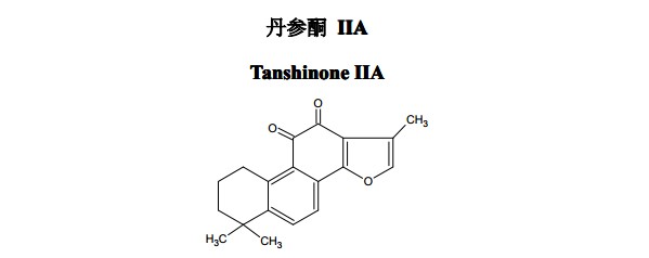 丹参酮IIA中药化学对照品分子结构图