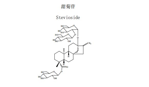 甜菊苷中药化学对照品分子结构图