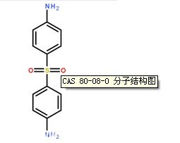 氨苯砜CAS号：80-08-0分子结构图
