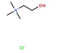 氯化胆碱分子结构图