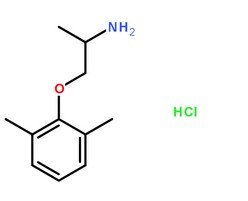 盐酸美西律分子结构图