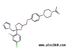 酮康唑分子结构图