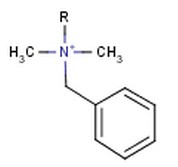 苯扎氯铵分子结构图