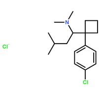 盐酸西布曲明分子结构图