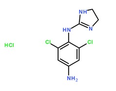 盐酸安普乐定分子结构图