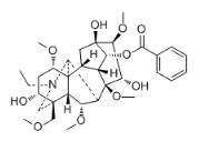 14-苯甲酰-8-O-甲基乌头碱对照品